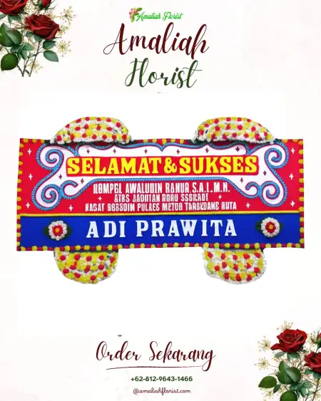 Papan Bunga Ucapan Selamat Kromong